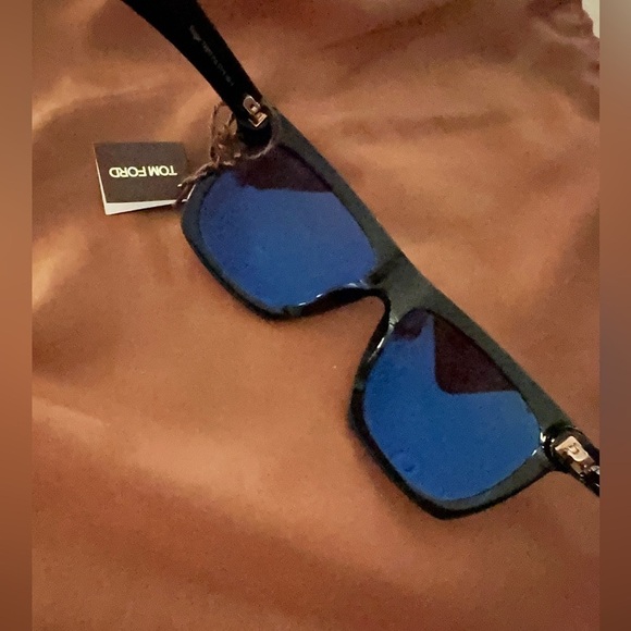 TOM Ford Morgan Square Black TF 513 57MM Unisex Sunglasses NWT main image 13